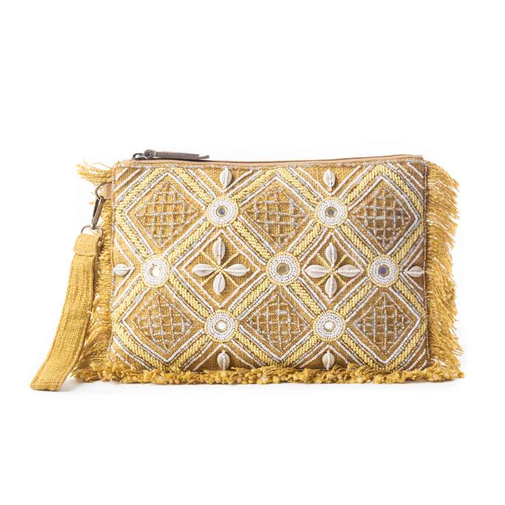 Desert Diamond Pouch In Brown
