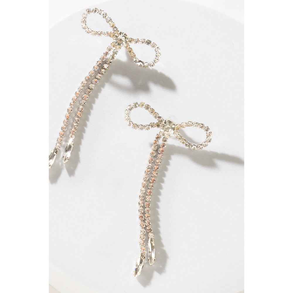 Starlight Lasso Earrings In White