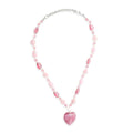 Desert Rose Heart Necklace