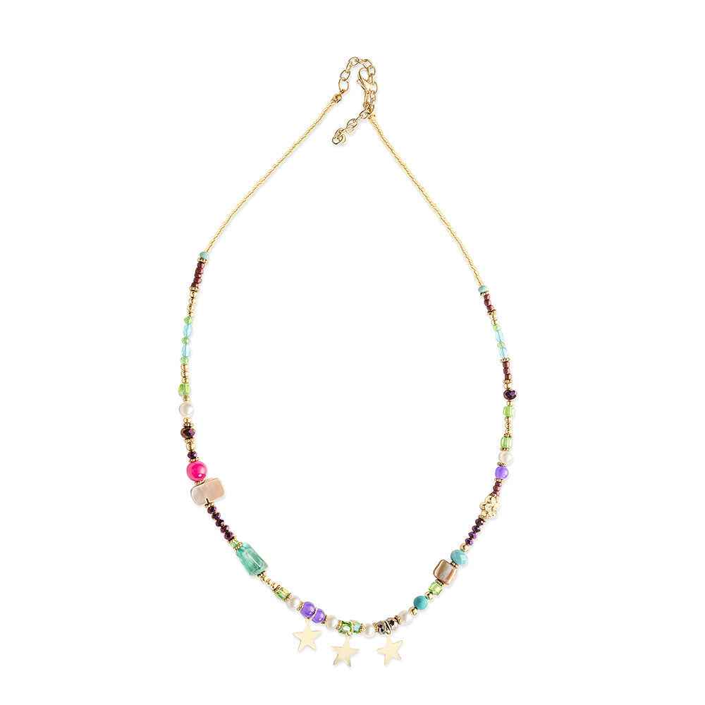 Tri-Star Trail Necklace