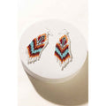 Feather Canyon Beaded Earrings