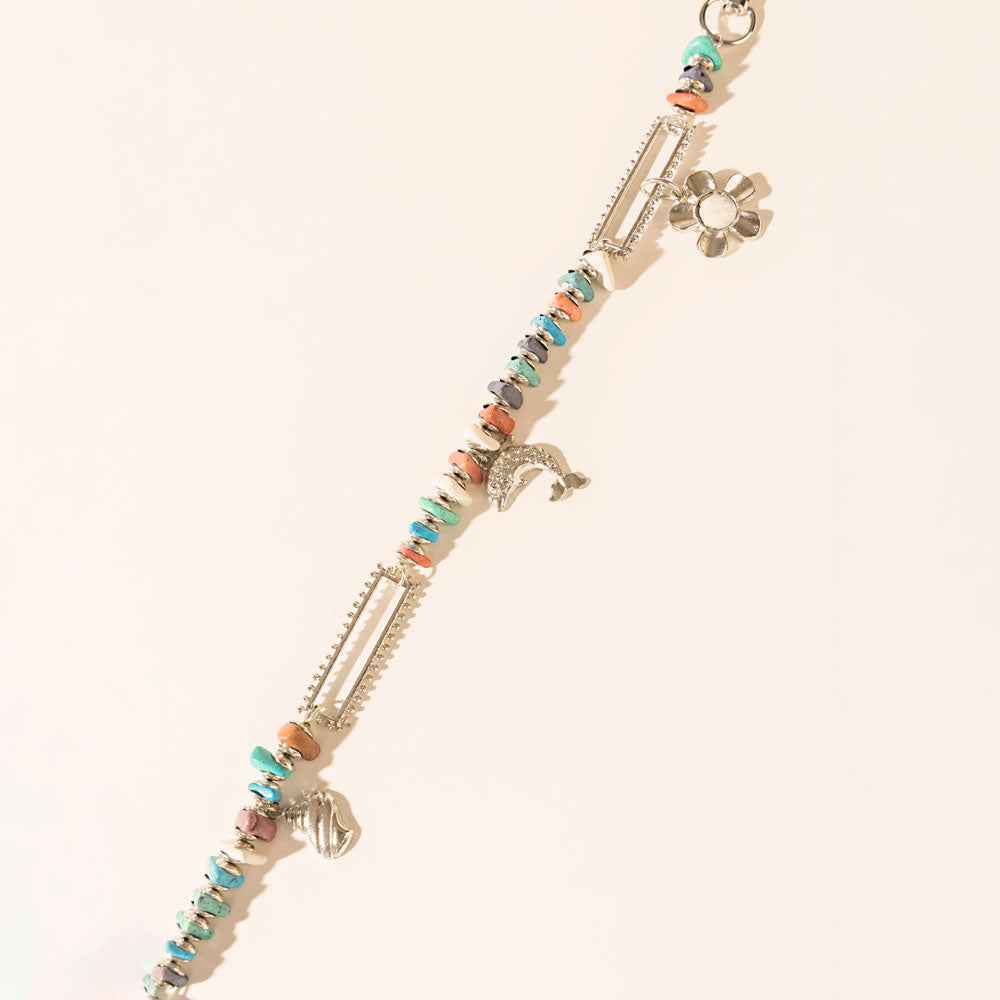 Wildflower Rainbow Bag Charm
