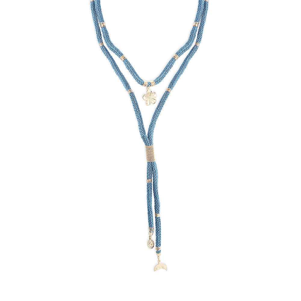 Seaside Melody Lariat Necklace