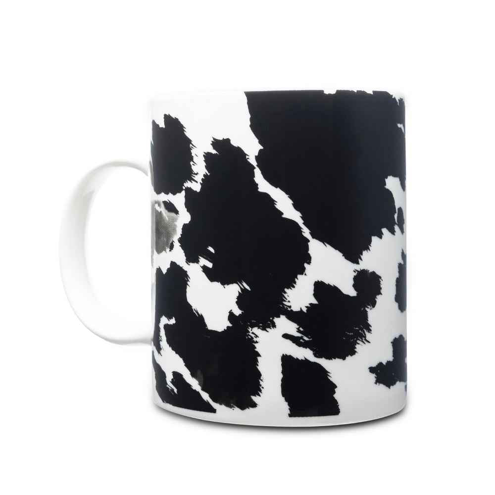 Sippinâ€™ in the South Ceramic Mug in Black Leopard Print