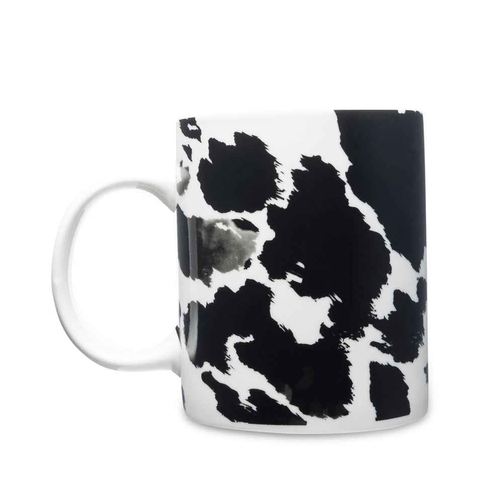 Sippinâ€™ in the South Ceramic Mug in Black Leopard Print