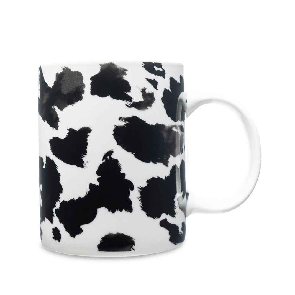 Sippinâ€™ in the South Ceramic Mug in Black Leopard Print