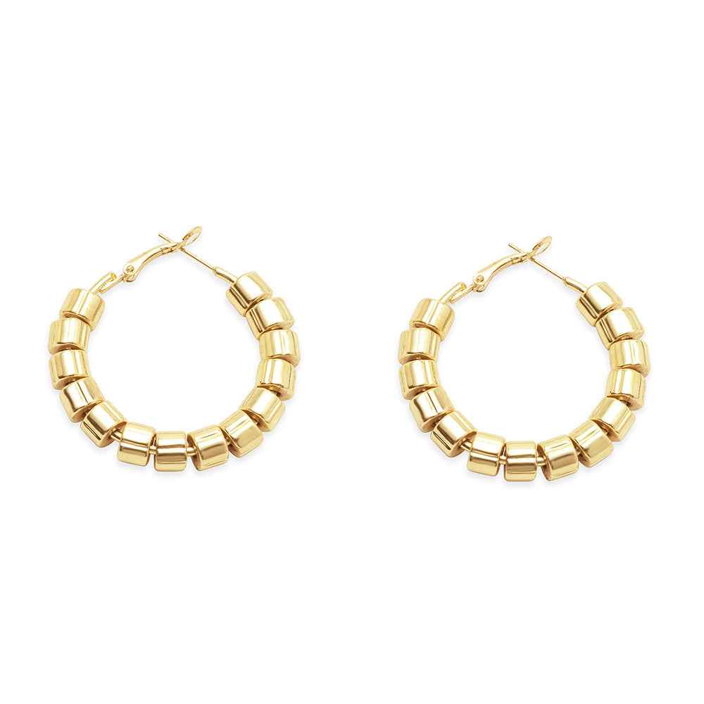 Golden Head Trail Earrings
