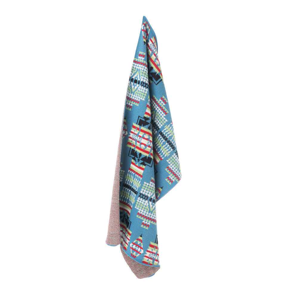 Mesa Mirage Knitted Cotton Kitchen Towel '' SET OF 2 '' in Aztec Blue
