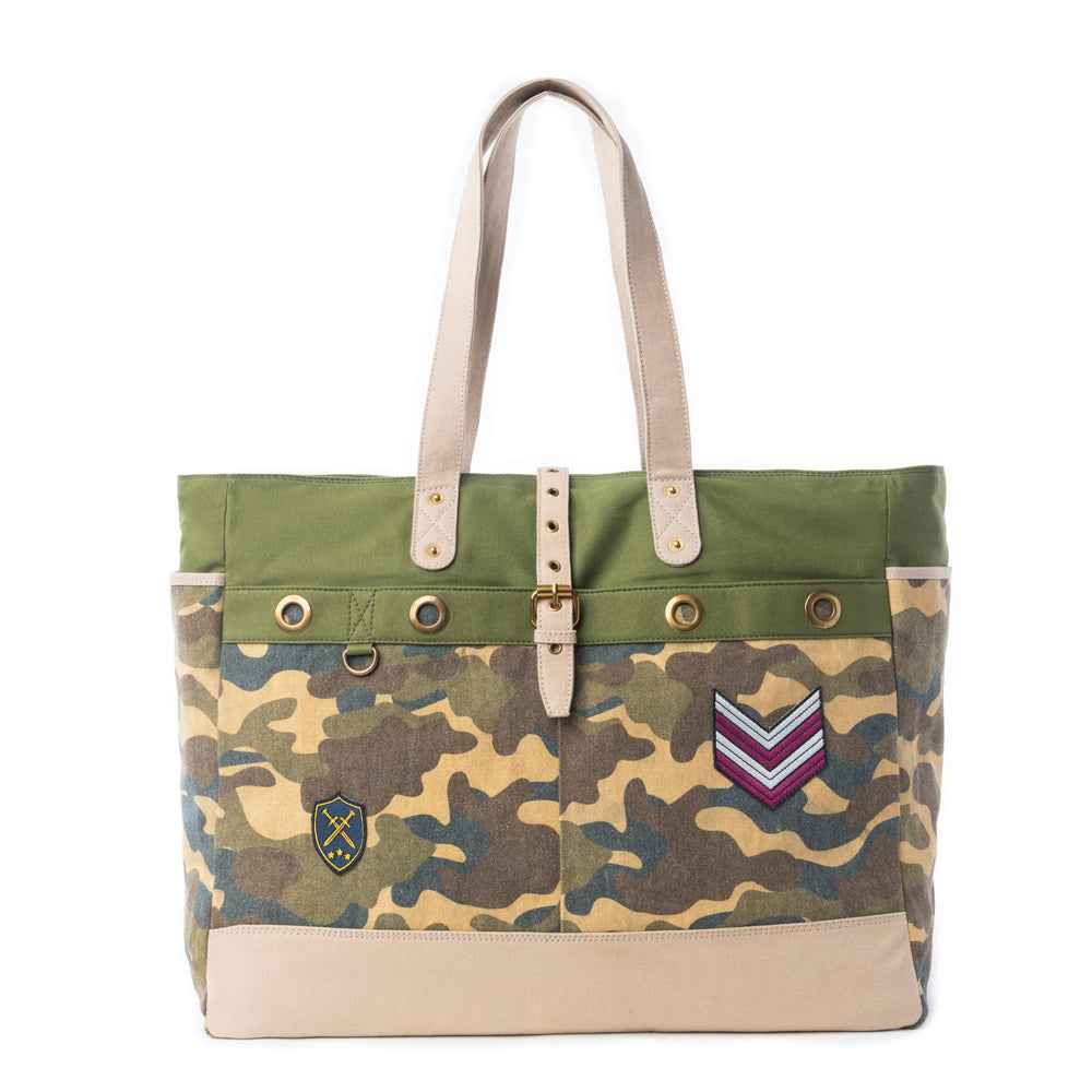 Myra Ranger's Day Weekender Bag in Shadow Camo Green