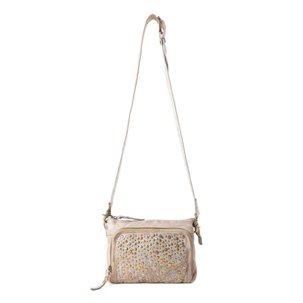 Mossveil Leather Bag in Beige