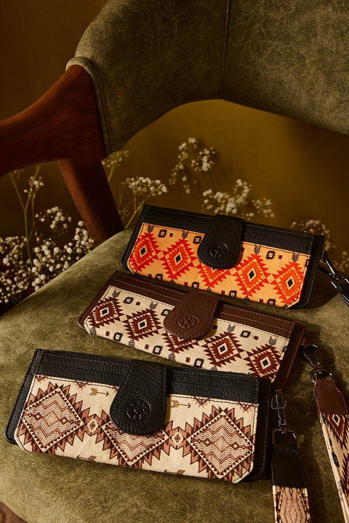 Sedona Sunset Wallet in Rust Orange