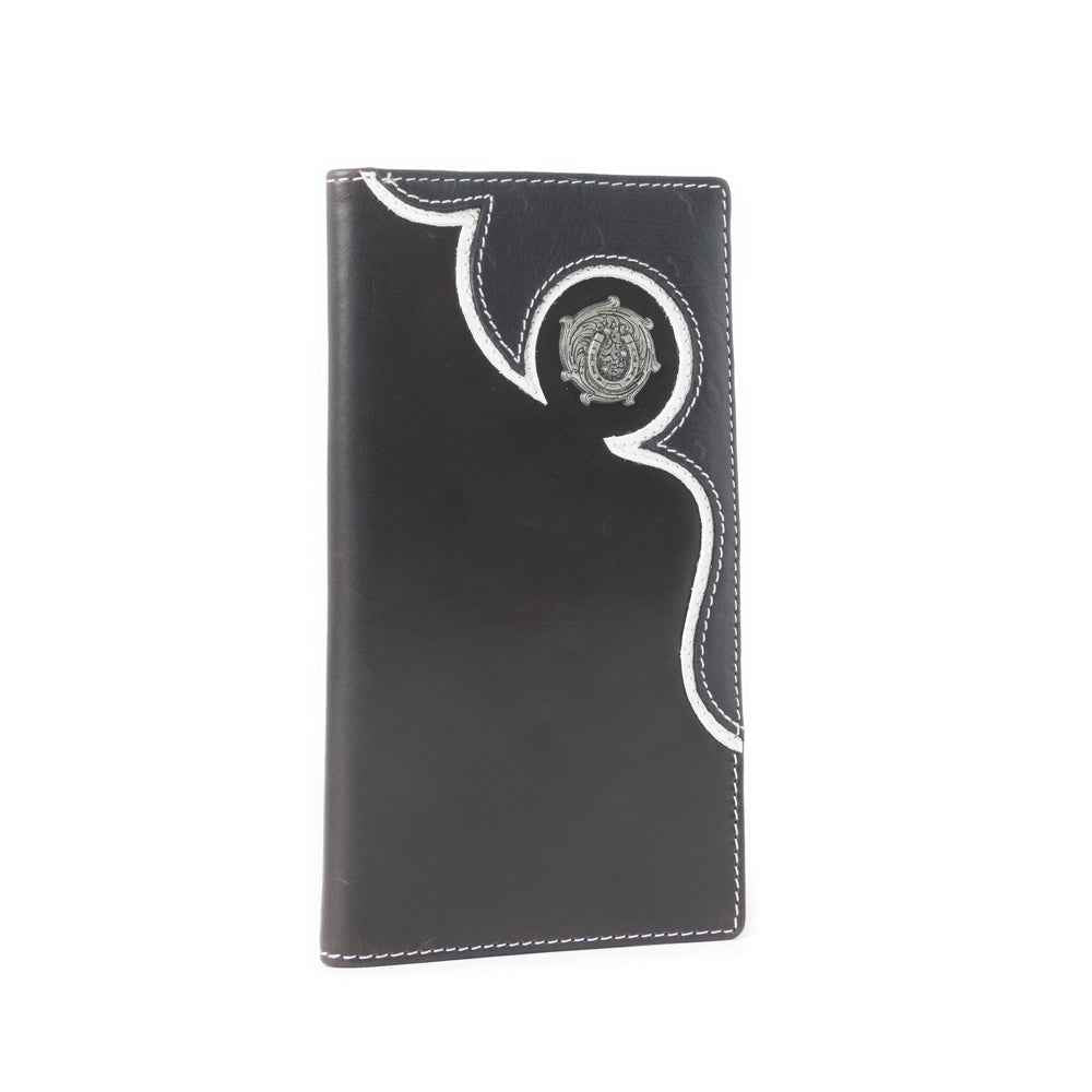 Blacksmith’s Mark Leather Wallet in Onyx Black