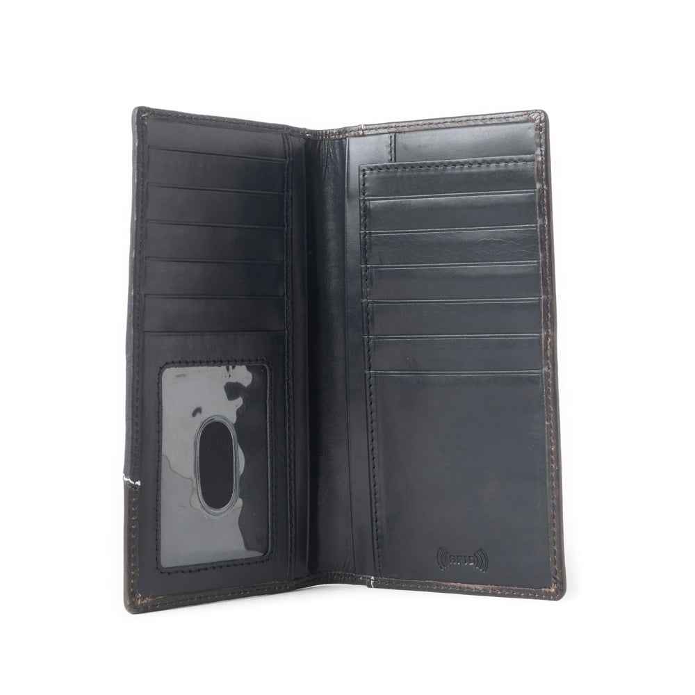 Blacksmith’s Mark Leather Wallet in Onyx Black