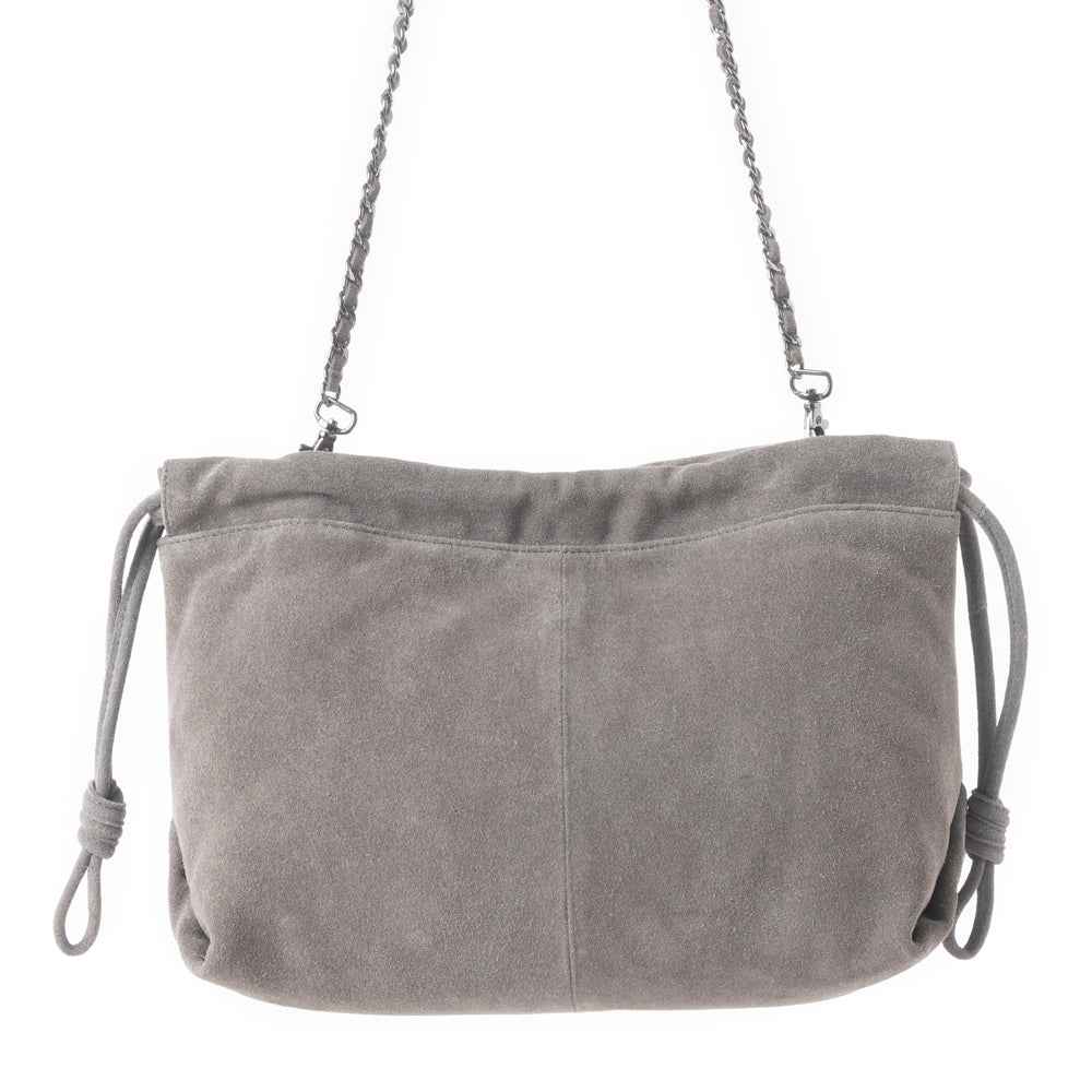 Wanderlust Suede Shoulder Bag in Moon Ash