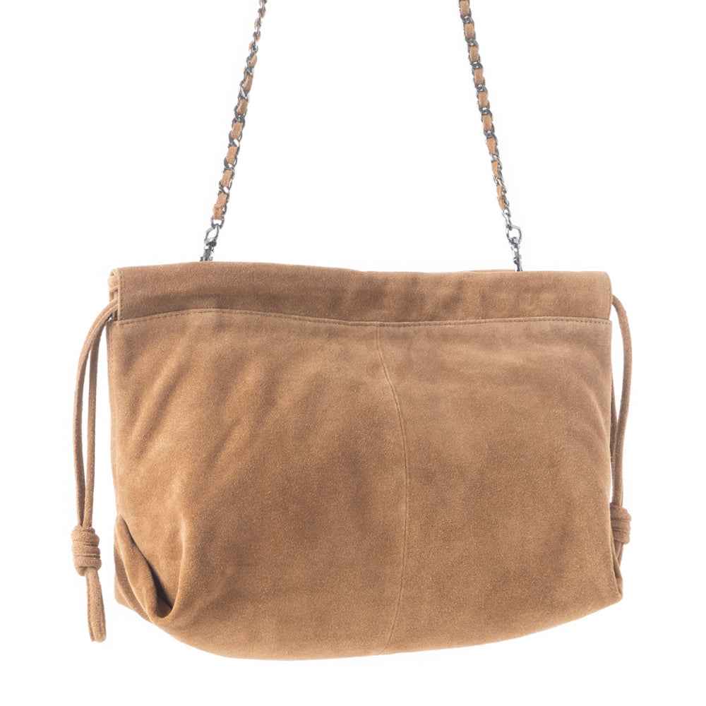 Wanderlust Suede Shoulder Bag in Brown