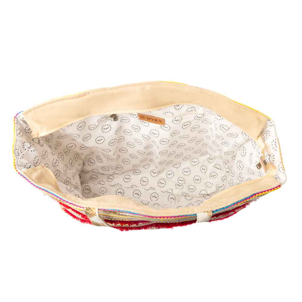 Myra Sundancer Weekender Bag in Crimson Wave
