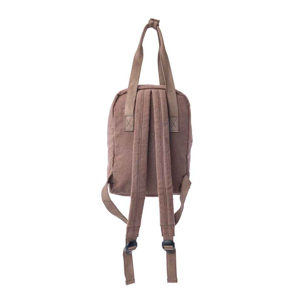 Myra Silent Dune Cotton Backpack in Khaki Taupe