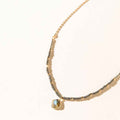 Odessa Stone Necklace in Shadow Quartz