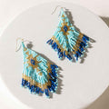 Azul Arrow Earrings in Mirage Cyan