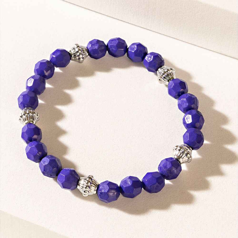 Panthera Layered Bracelet in Neon Plum
