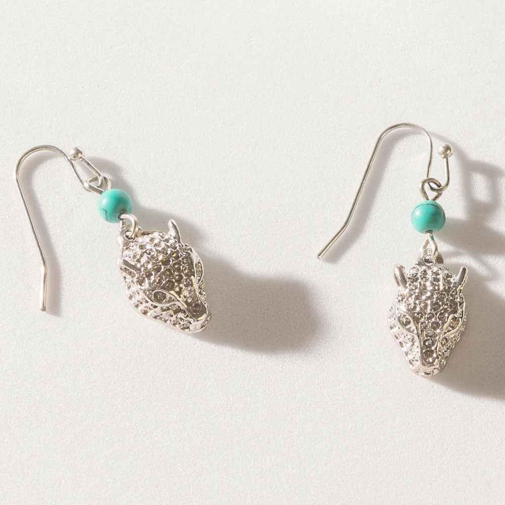 Myra Turquoise Trails & Silver Tales Set of 16 Earrings