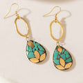 Myra Verdestone Earrings in Desert Teal