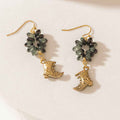 Myra Tiny Trouble Earrings in Midnight Onyx