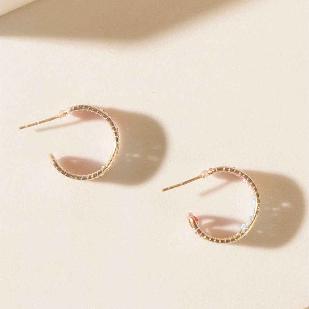 Myra Republic Rosie Earrings in Sunny Cherry