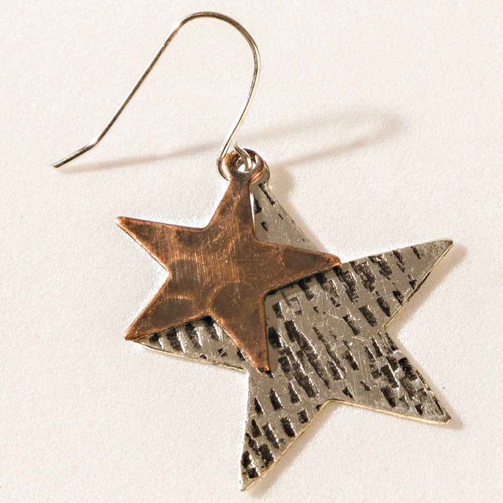 Myra Nova Glimmer Earrings in Moon Silver