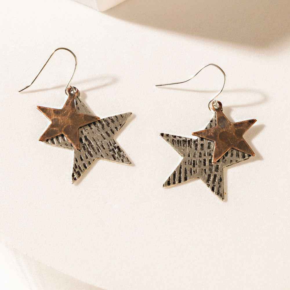 Myra Nova Glimmer Earrings in Moon Silver