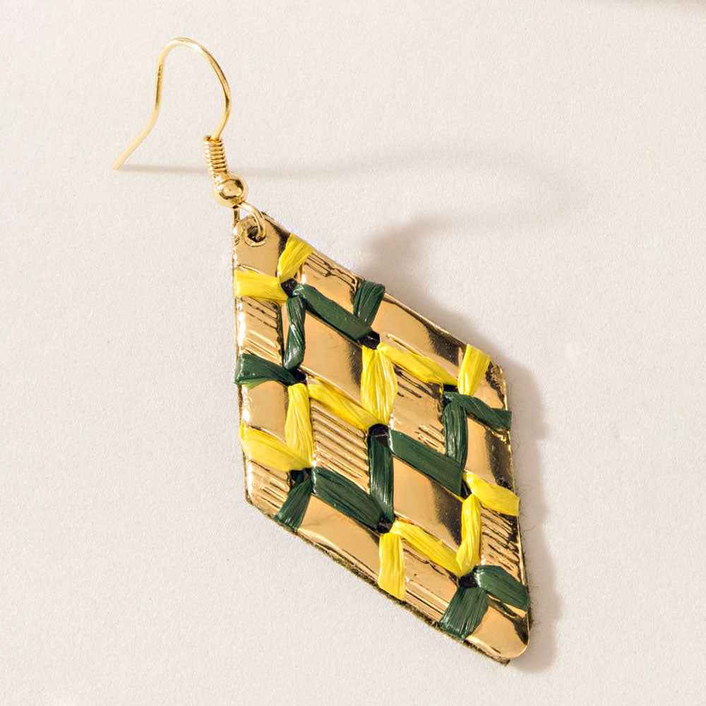 Myra Zest & Forest Earrings in Sundrop Green
