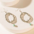 Myra Looping Lariat Earrings in Starry Silver