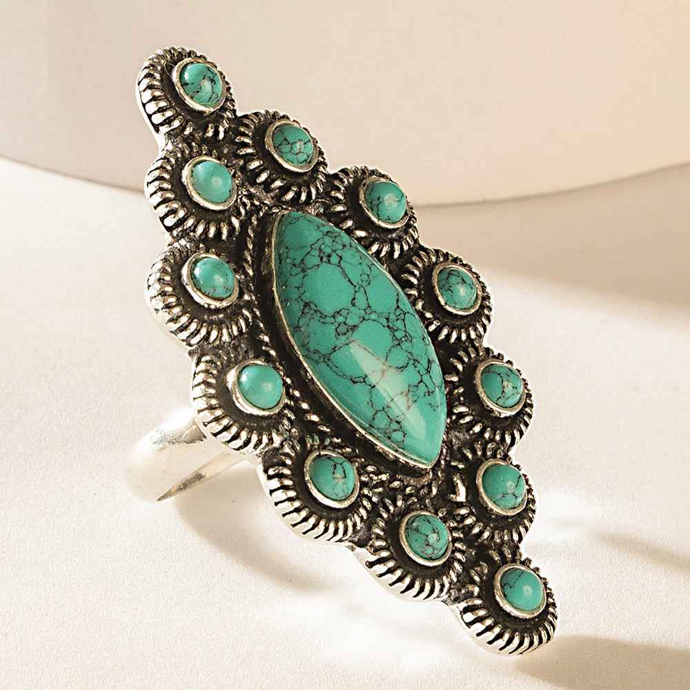 Myra The Oathkeeper Ring in Forged Teal