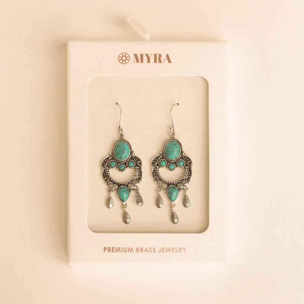 Myra Featherchant Earrings in Spirit Teal