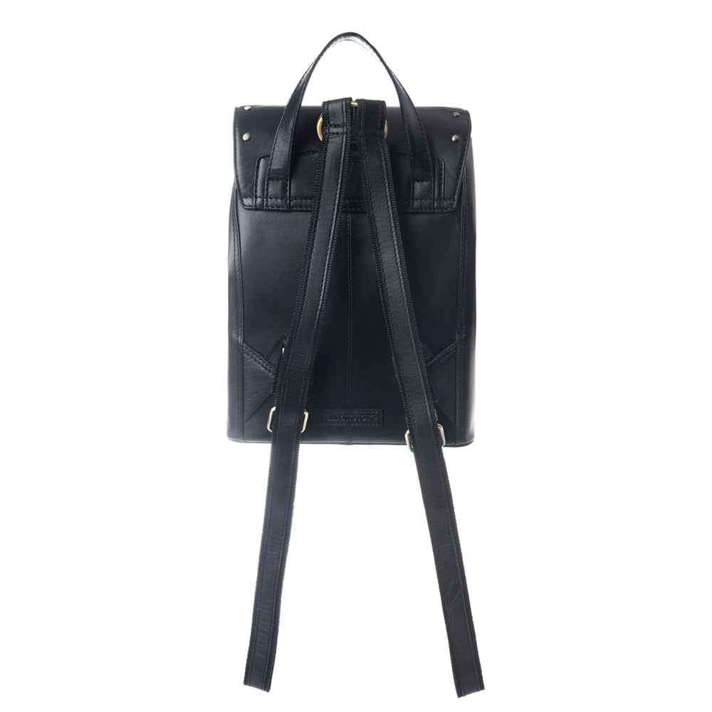Yellowstone Longhorn Ash Studded Leather Backpack