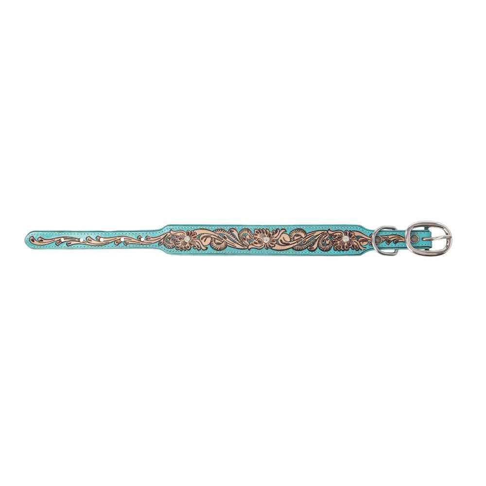 Turquoise Sky Southwest Dog Collar in Turquoise