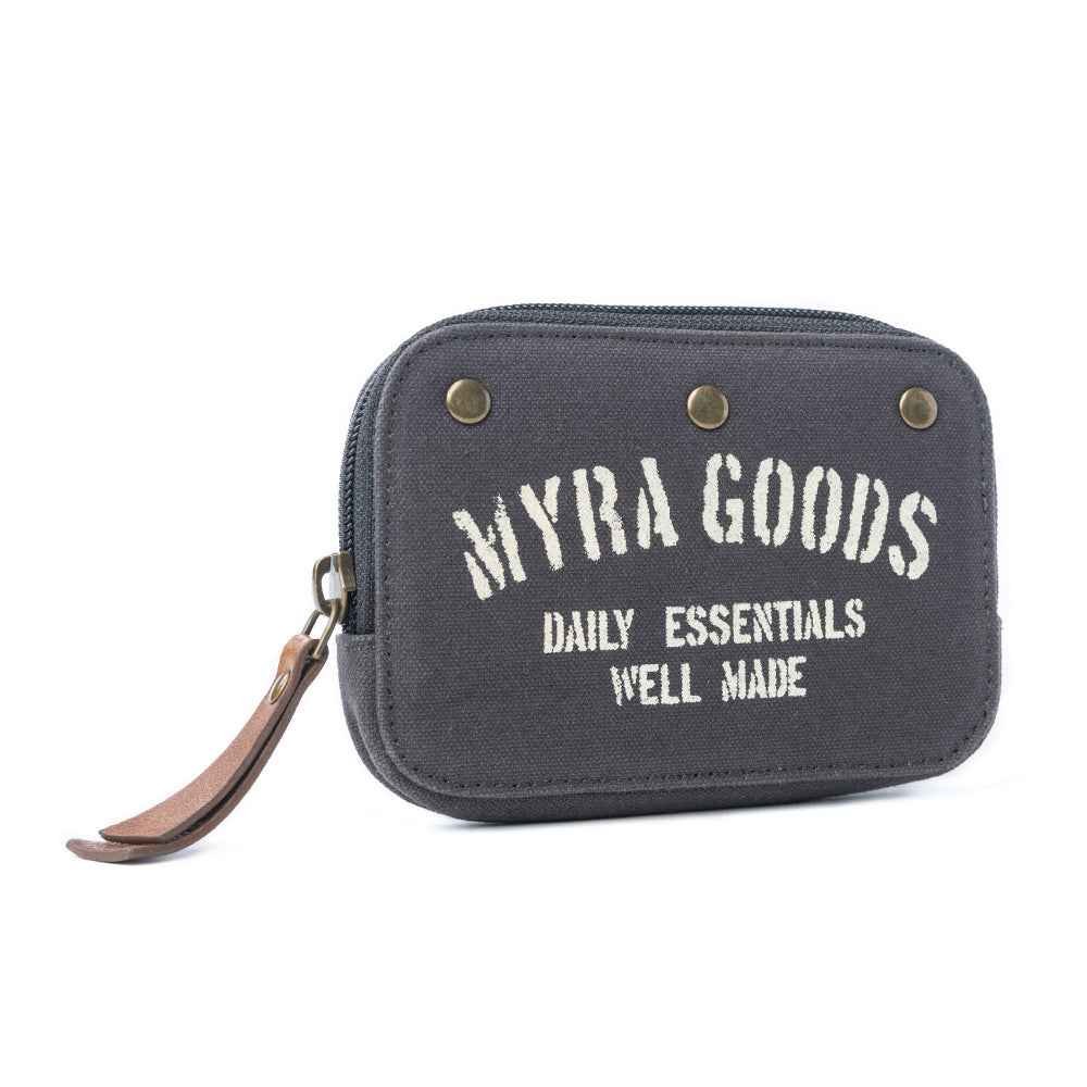 Myra Goods Raven Night Wallet in Smoky Ash