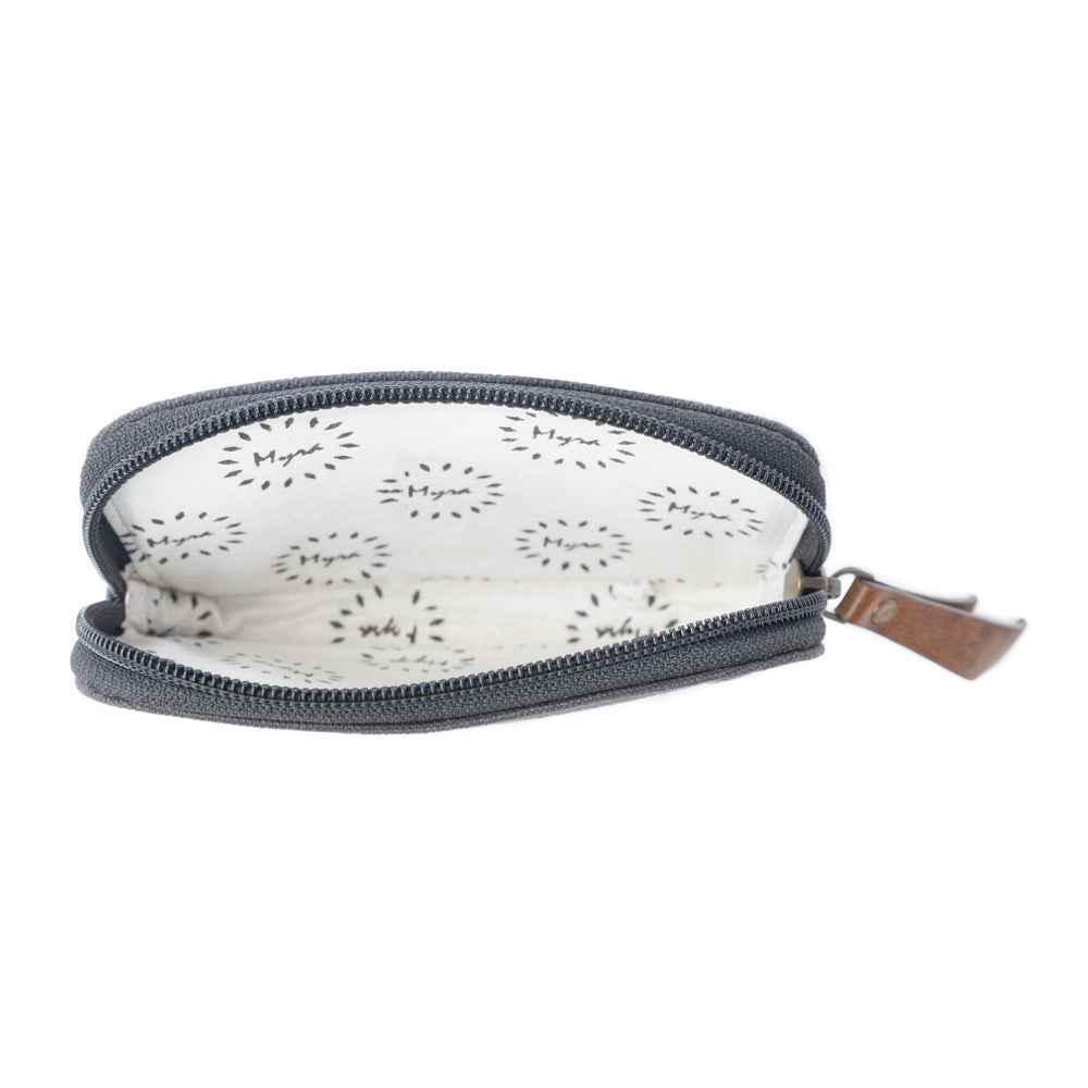 Myra Goods Raven Night Wallet in Smoky Ash