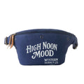 Myra High Noon Fanny Pack for Women in navy with printed detail