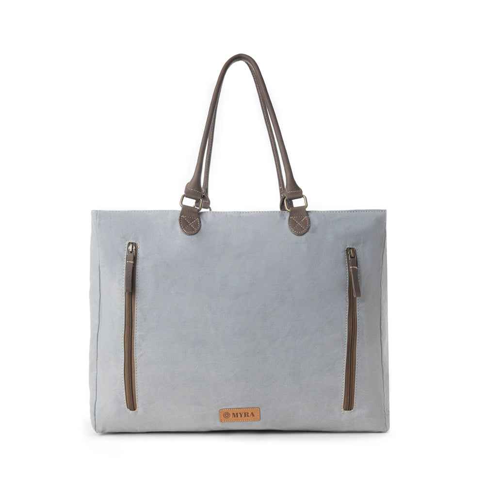 Myra Paisley Plains Weekender Bag in Cowboy Blue