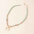 Myra Red River Necklace in Lunar Blue