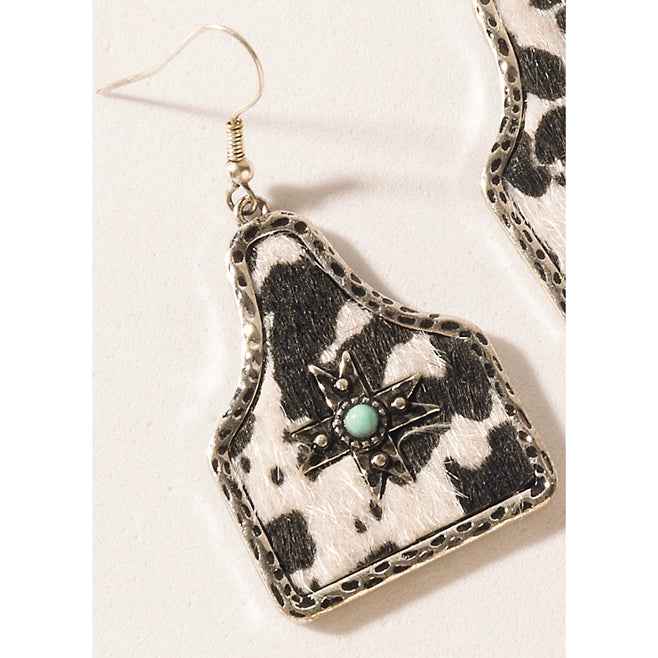 Myra Shadowflower Earrings In Lariat Speckle