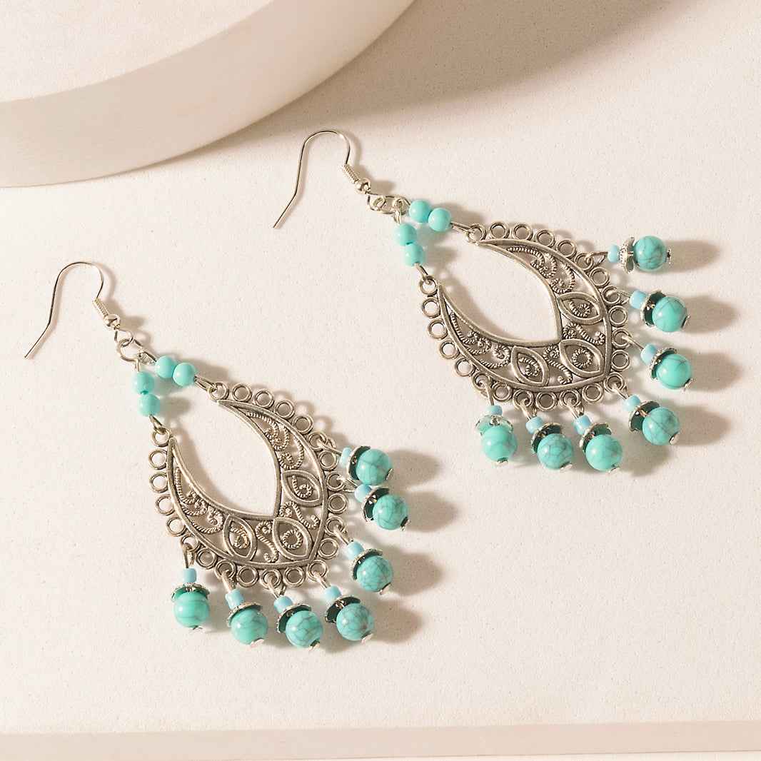 Myra Blue River Song Earrings in Navajo Sky