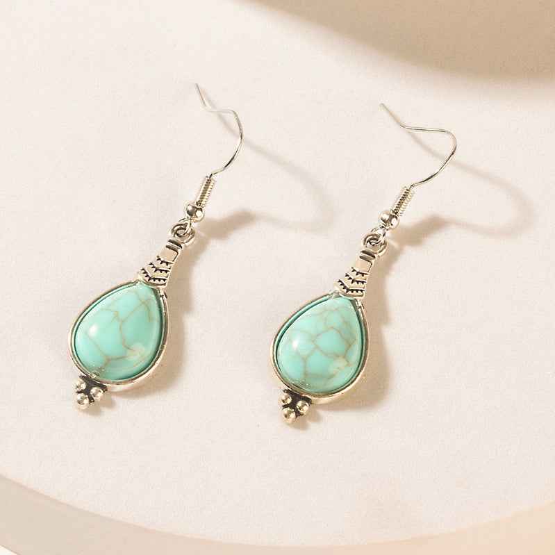 Myra Mesa Droplet Earrings in Moonlit Blue