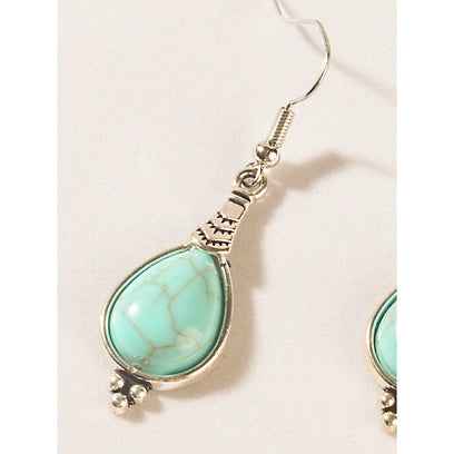 Myra Mesa Droplet Earrings in Moonlit Blue