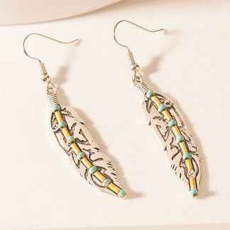 Myra Wild Lineage Earrings in Antique Silver