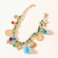 Myra Trail Treasure Charm Bracelet in Canyon Turquoise