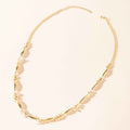 Myra Florenza Necklace in Regal White