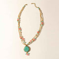 Myra Wild Posy Necklace in Sherbet Sunset