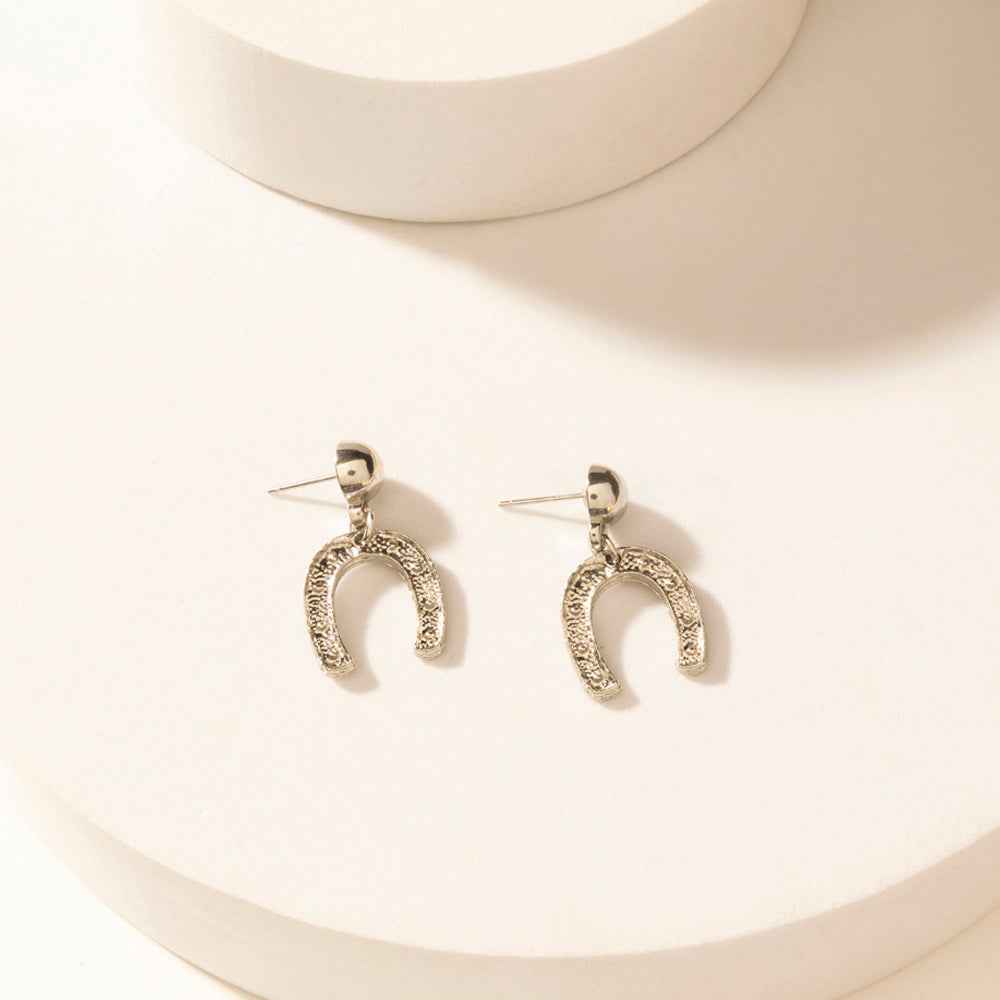 Myra Moonbeam Earrings Set in Silver Shine